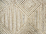Clac Geometric Tan Large Area Rugs For Living Room Area Rugs LOOMLAN By LOOMLAN