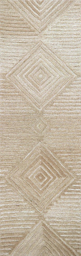 Clac Geometric Tan Large Area Rugs For Living Room Area Rugs LOOMLAN By LOOMLAN