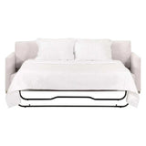 Clara 86" Slim Arm Queen Sleeper Sofa Performance Feather Fill Sofas & Loveseats LOOMLAN By Essentials For Living