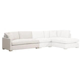 Clara Modular 2-Seat Left Slim Arm Sofa Performance& Feather Modular Components LOOMLAN By Essentials For Living