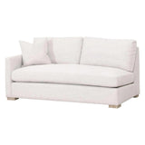 Clara Modular 2-Seat Left Slim Arm Sofa Performance& Feather Modular Components LOOMLAN By Essentials For Living