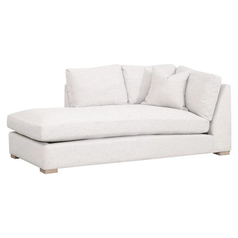 Clara Modular Left-Facing Chaise Performance Feather Fill Modular Components LOOMLAN By Essentials For Living