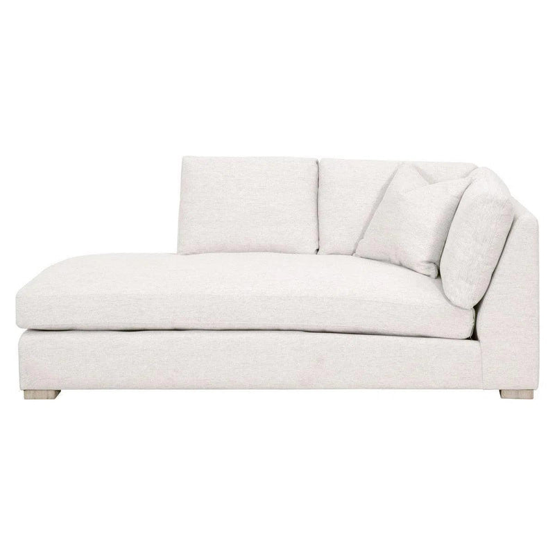 Clara Modular Left-Facing Chaise Performance Feather Fill Modular Components LOOMLAN By Essentials For Living