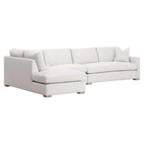 Clara Modular Left-Facing Chaise Performance Feather Fill Modular Components LOOMLAN By Essentials For Living