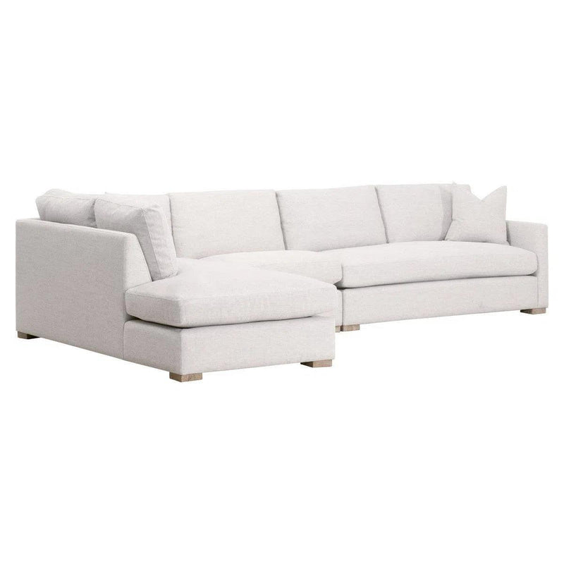 Clara Modular Left-Facing Chaise Performance Feather Fill Modular Components LOOMLAN By Essentials For Living