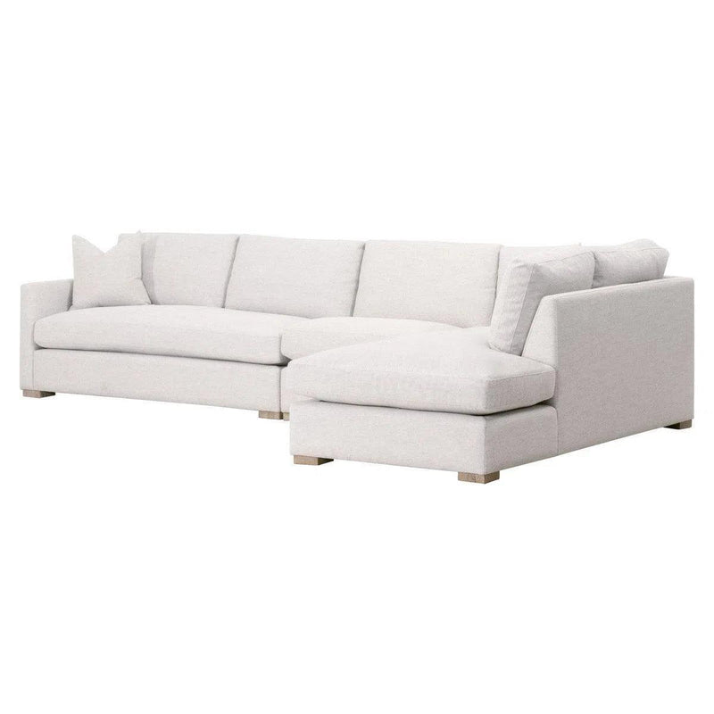 Clara Modular Right-Facing Chaise Performance Feather Fill Modular Components LOOMLAN By Essentials For Living