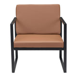 Claremont Arm Chair Brown Accent Chairs LOOMLAN By Zuo Modern