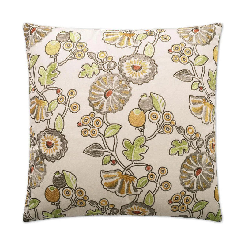 Clarissa Brown Throw Pillow With Insert Throw Pillows LOOMLAN By D.V. Kap