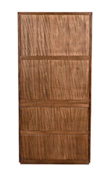 Clash Hutch Armoire Tall Bookcase Cabinet Bookcases LOOMLAN By Noir