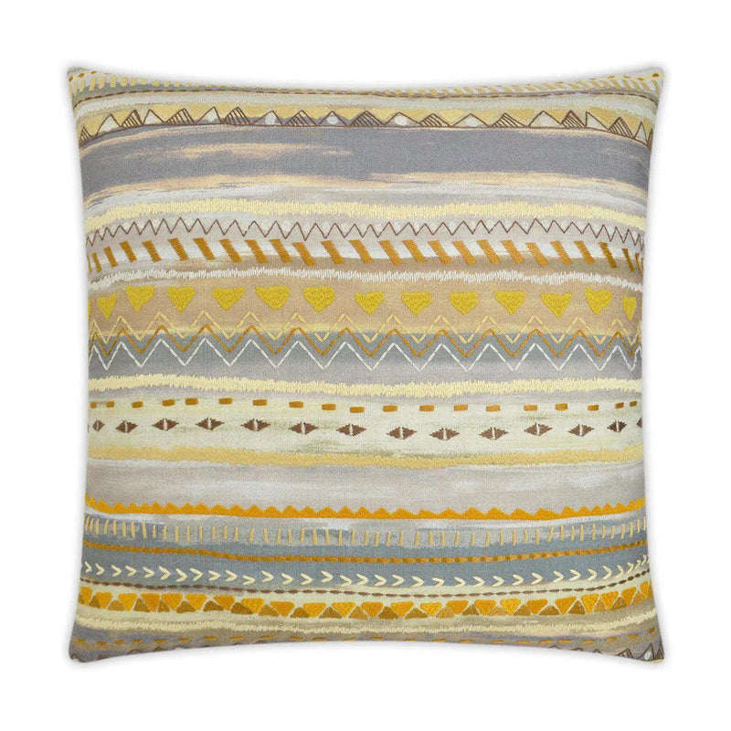 Classic Charm Multi Color Throw Pillow With Insert Throw Pillows LOOMLAN By D.V. Kap