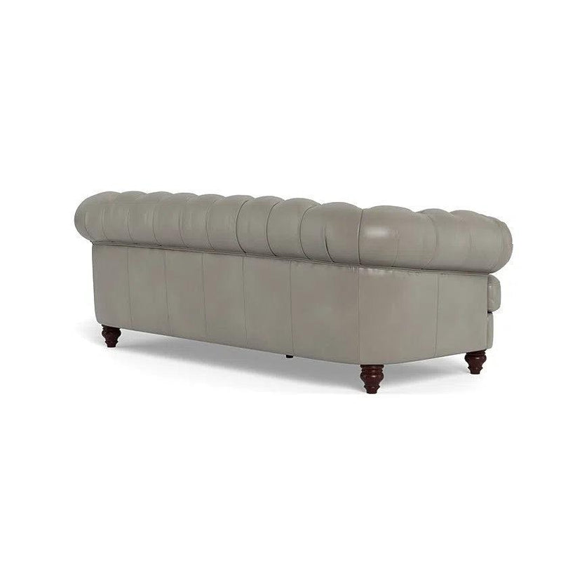 Classic Chesterfield-Inspired Leather Sofa Retro Collection Sofas & Loveseats LOOMLAN By Uptown Sebastian