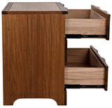 Claudie Wood Dark Walnut Chest Chests LOOMLAN By Noir