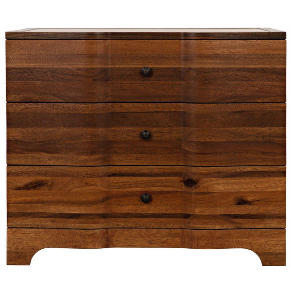 Claudie Wood Dark Walnut Chest Chests LOOMLAN By Noir