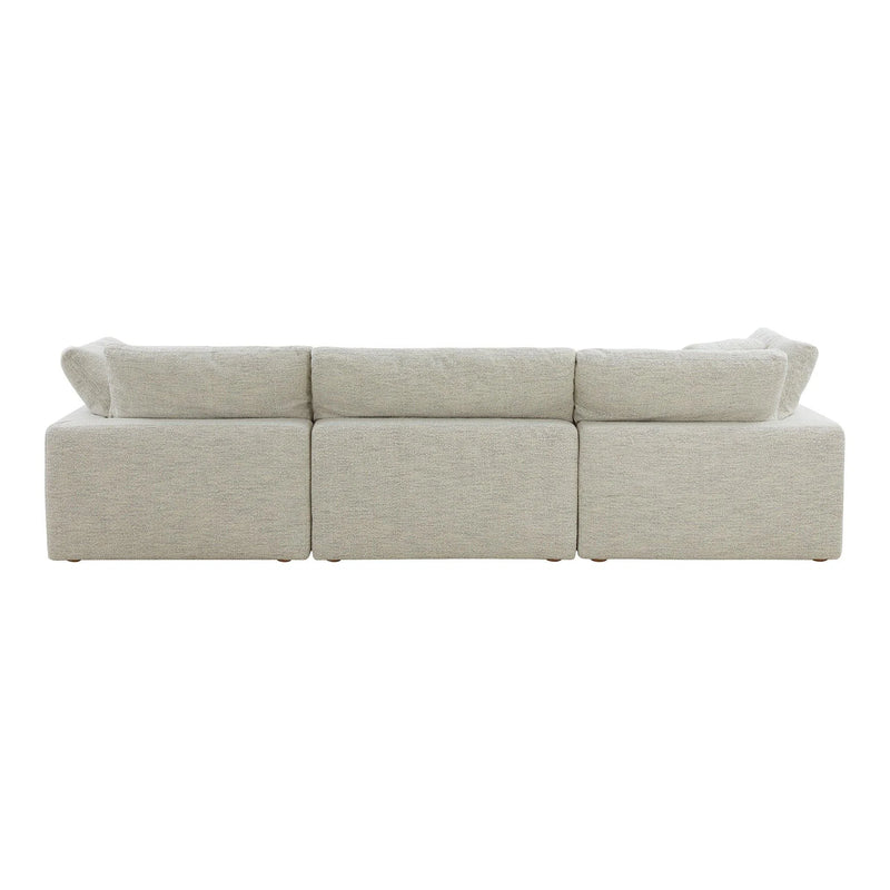 Clay Lounge Polyester Upholstered Modular Sectional Modular Sofas LOOMLAN By Moe's Home