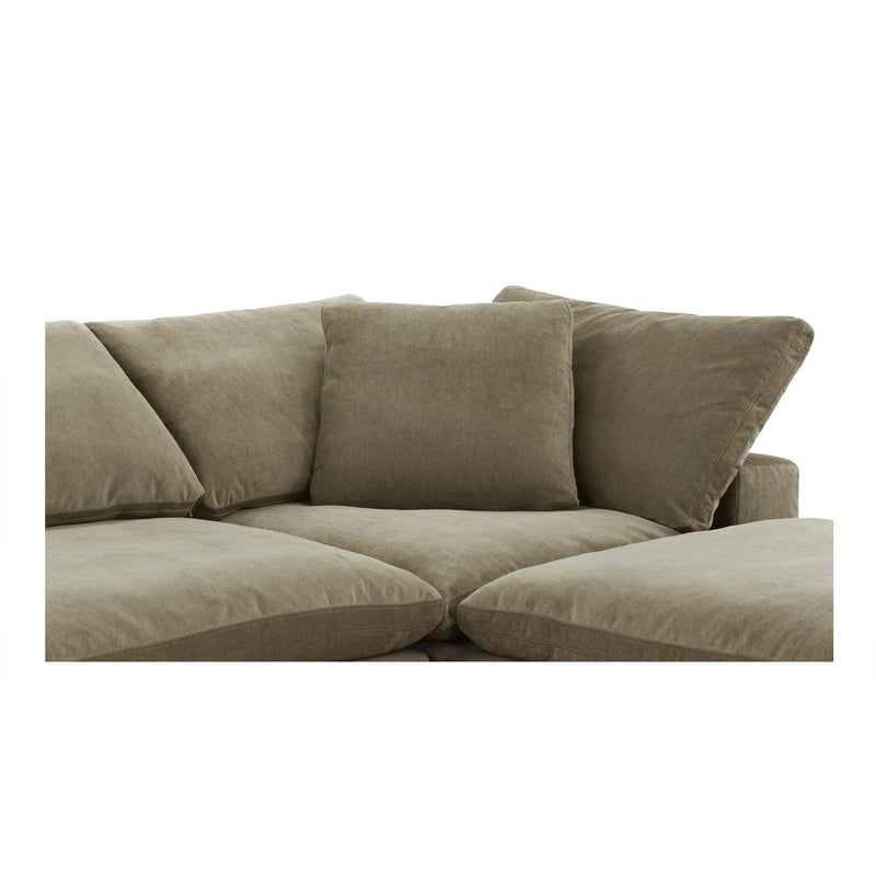 Clay Lounge Polyester Upholstered Modular Sectional Modular Sofas LOOMLAN By Moe's Home