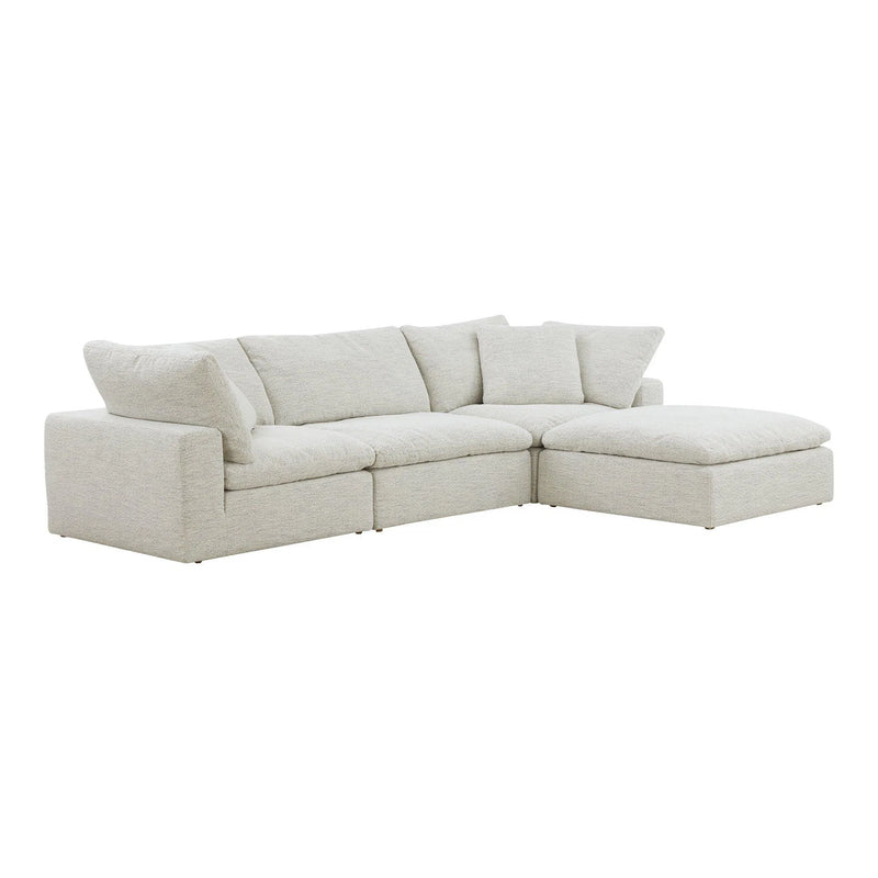 Clay Lounge Polyester Upholstered Modular Sectional Modular Sofas LOOMLAN By Moe's Home