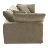 Clay Polyester and Wood Green Modular Sofa Modular Sofas LOOMLAN By Moe's Home