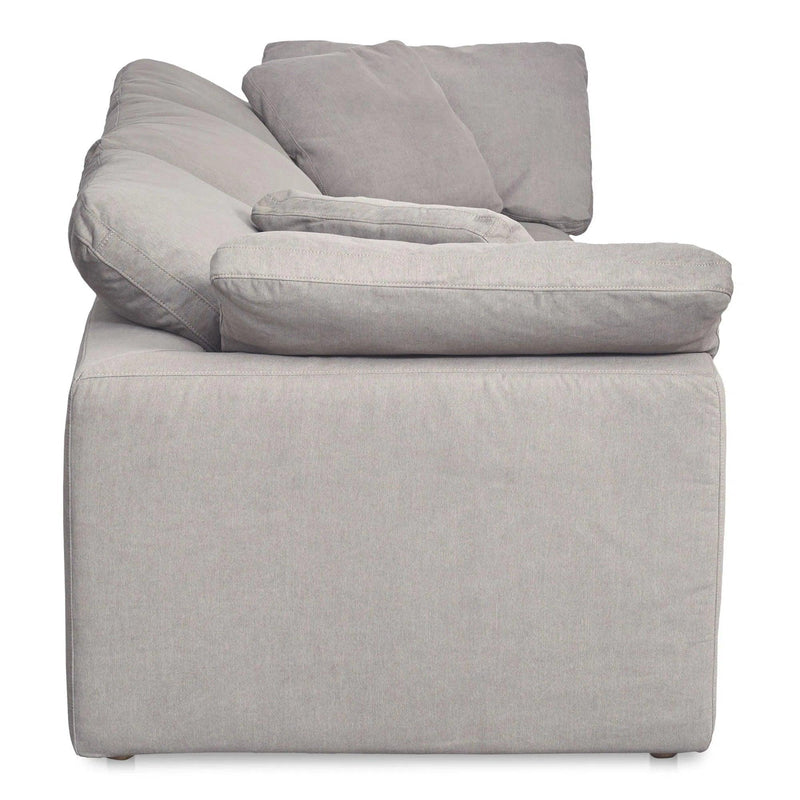 Clay Polyester and Wood Grey Modular Sofa Modular Sofas LOOMLAN By Moe's Home