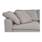 Clay Polyester and Wood Grey Modular Sofa Modular Sofas LOOMLAN By Moe's Home