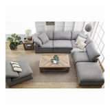 Clay Wood Modular Sectional Modular Sofas LOOMLAN By Moe's Home