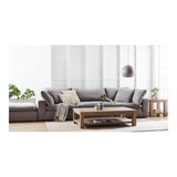 Clay Wood Modular Sectional Modular Sofas LOOMLAN By Moe's Home