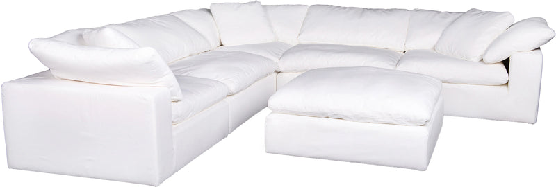 Clay Wood Modular Sectional Modular Sofas LOOMLAN By Moe's Home