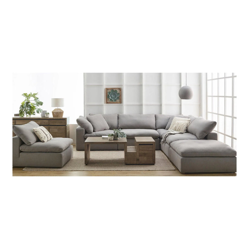 Clay Wood Modular Sectional Modular Sofas LOOMLAN By Moe's Home