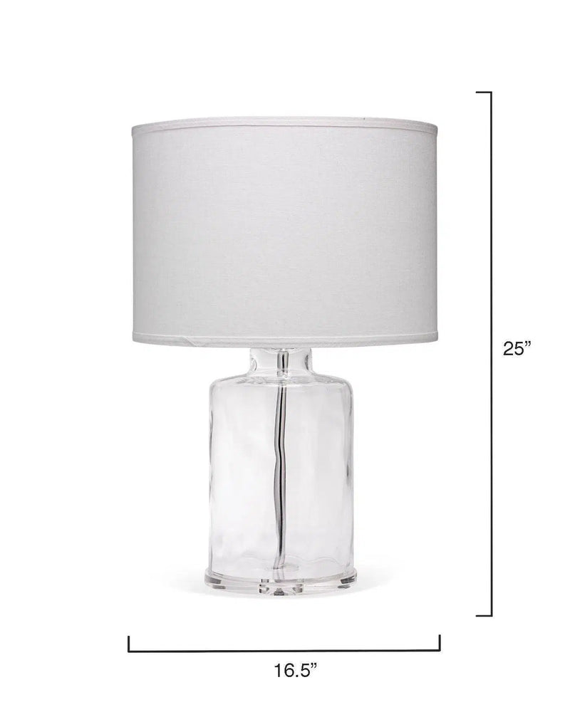 Clear Glass Napa Table Lamp Table Lamps LOOMLAN By Jamie Young