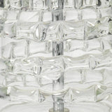 Clear Textured Glass Tall Ribbon Table Lamp Table Lamps LOOMLAN By Jamie Young