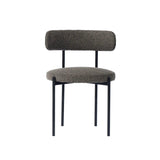 Cleo Dining Chair - Brown Boucle Dining Chairs LOOMLAN By LH Imports