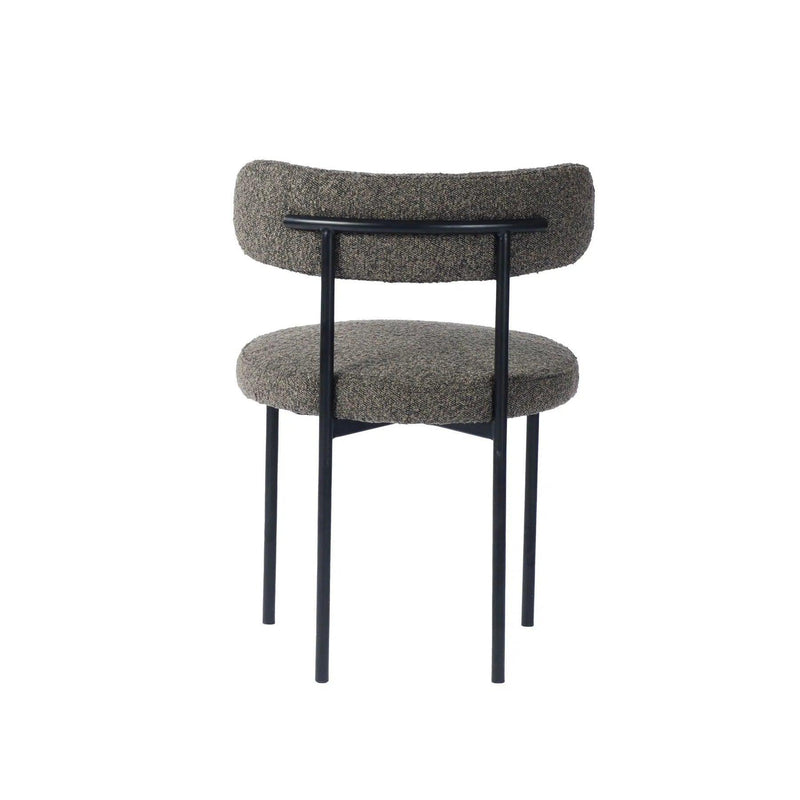 Cleo Polyester Upholstered Armless Dining Chair (Set Of 2)