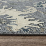 Clep Floral Gray Large Area Rugs For Living Room Area Rugs LOOMLAN By LOOMLAN