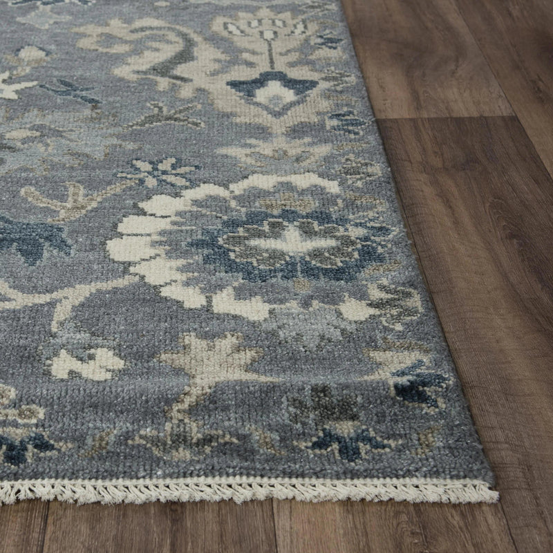 Clep Floral Gray Large Area Rugs For Living Room Area Rugs LOOMLAN By LOOMLAN