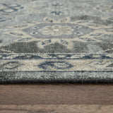 Clev Floral Gray Large Area Rugs For Living Room Area Rugs LOOMLAN By LOOMLAN