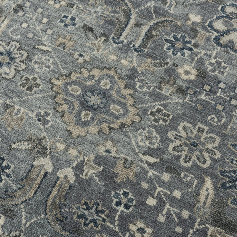 Clev Floral Gray Large Area Rugs For Living Room Area Rugs LOOMLAN By LOOMLAN