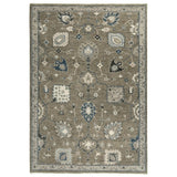 Clif Floral Brown Large Area Rugs For Living Room Area Rugs LOOMLAN By LOOMLAN