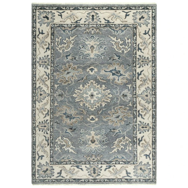 Clit Floral Gray Large Area Rugs For Living Room Area Rugs LOOMLAN By LOOMLAN