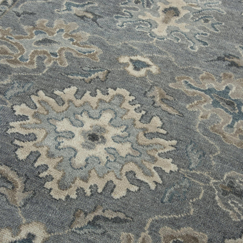 Clit Floral Gray Large Area Rugs For Living Room Area Rugs LOOMLAN By LOOMLAN