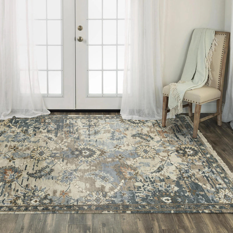 Clod Distressed Beige Large Area Rugs For Living Room Area Rugs LOOMLAN By LOOMLAN