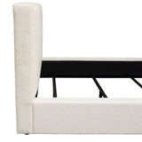 Cloud White Low Profile Bed Frame Beds LOOMLAN By Diamond Sofa