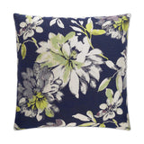 Cloverfield Indigo Throw Pillow With Insert Throw Pillows LOOMLAN By D.V. Kap