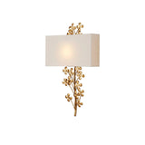 Cloverfield Iron Gold Wall Sconce Wall Sconces LOOMLAN By Currey & Co