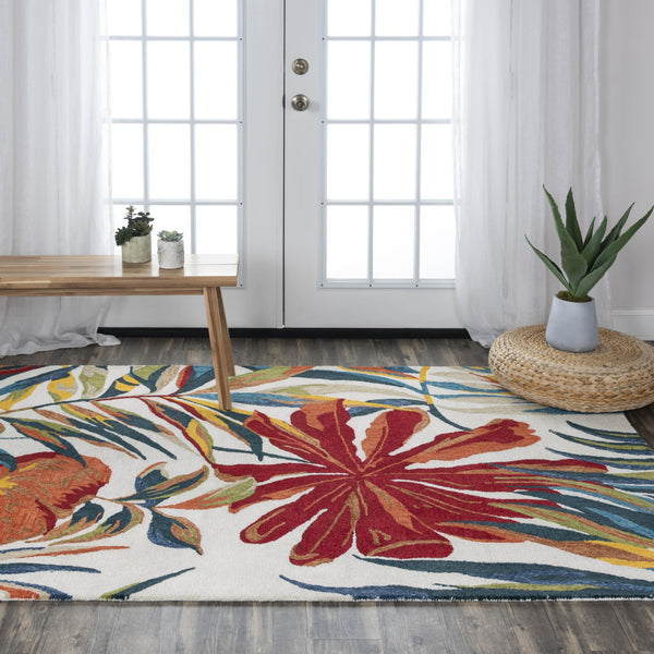 Clux Floral Ivory Area Rugs For Living Room Area Rugs LOOMLAN By LOOMLAN