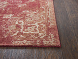 Coas Medallion Red Large Area Rugs For Living Room Area Rugs LOOMLAN By LOOMLAN
