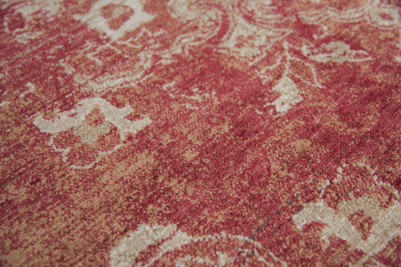 Coas Medallion Red Large Area Rugs For Living Room Area Rugs LOOMLAN By LOOMLAN