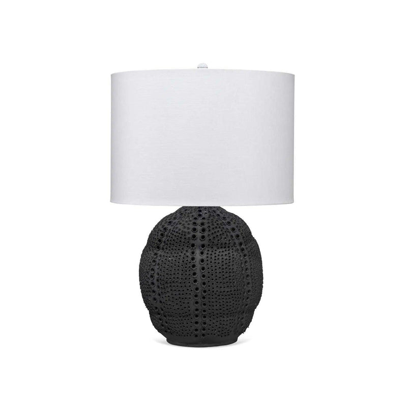 Coastal Style Black Porcelain Lunar Table Lamp Table Lamps LOOMLAN By Jamie Young