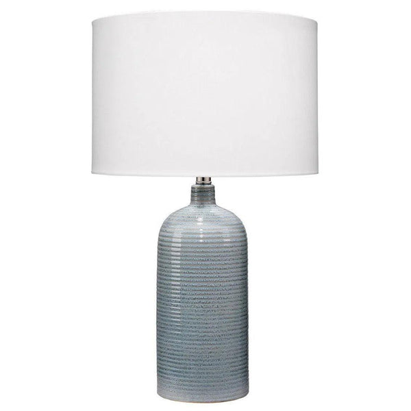 Coastal Style Blue Ceramic Declan Table Lamp Table Lamps LOOMLAN By Jamie Young