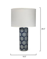 Coastal Style Blue Ceramic Neva Table Lamp Table Lamps LOOMLAN By Jamie Young