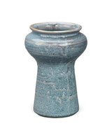 Coastal Style Blue Ceramic Snorkel Vases (Set of 2) Vases & Jars LOOMLAN By Jamie Young