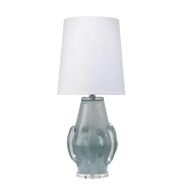 Coastal Style Blue Glass Talon Table Lamp Table Lamps LOOMLAN By Jamie Young